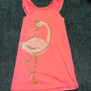 Flamingo nightgown 2-3T